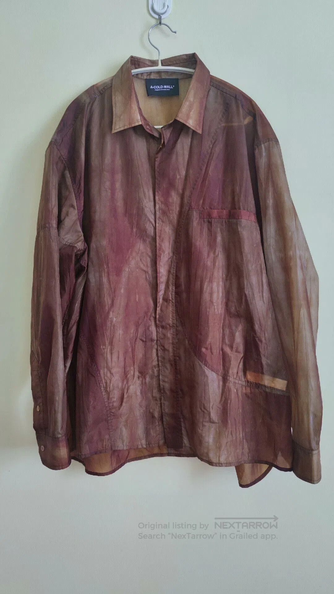 A-COLD-WALL* A-COLD-WALL Marble Print Shirt. Size US XL / EU 56 / 4 - 3 Thumbnail