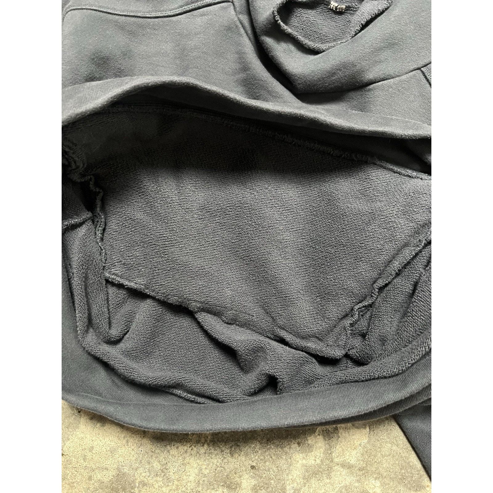 Alo ALO Women Sweatshirt Black Hoodie Low Key Cropped Size XL / US 12-14 / IT 48-50 - 5 Thumbnail