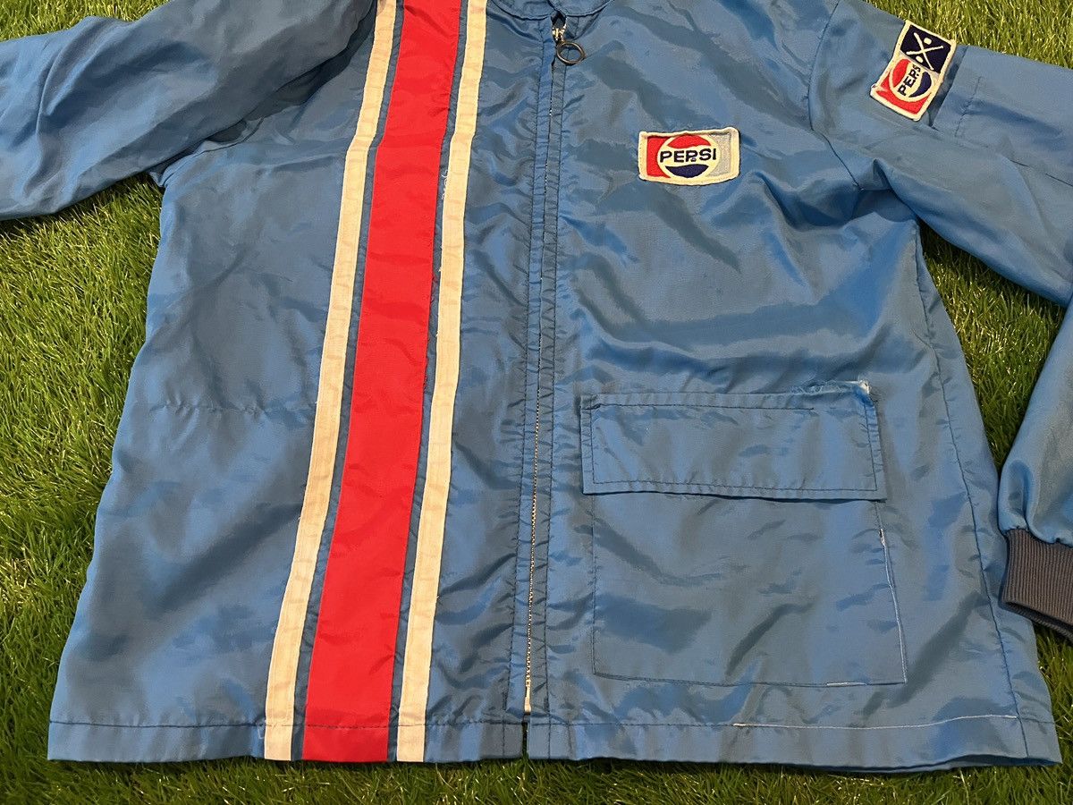 Pepsi VINTAGE 1970’s PEPSI Racing Jacket Windbreaker Blue w Logos Size US L / EU 52-54 / 3 - 4 Thumbnail