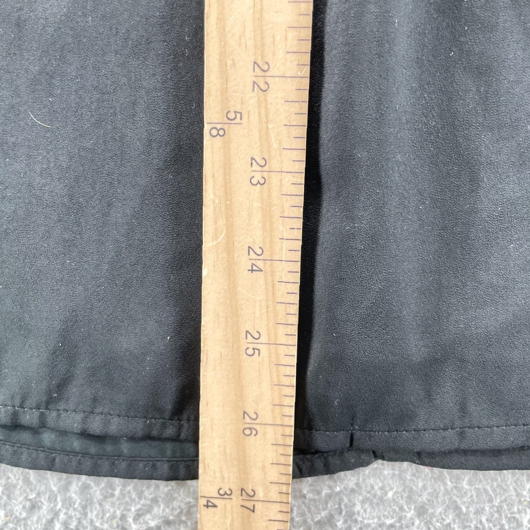 Vintage WHO WHAT WEAR Skirt Womens XS Black Red Sporty Athleisure Maximalist Streetwear Midi Slit Elastic Waist 90s Casual Womens Size 26" / US 2 / IT 38 - 3 Thumbnail