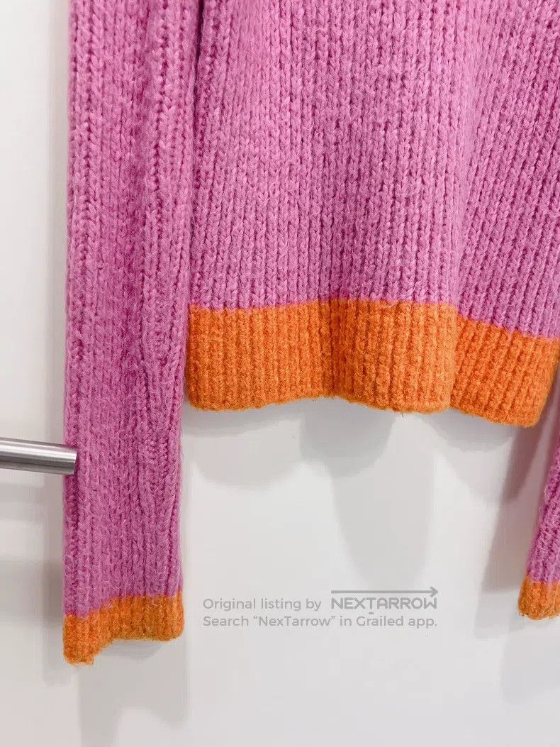 Valentino Valentino Pink crewneck pullover knit sweater Size M / US 6-8 / IT 42-44 - 4 Thumbnail