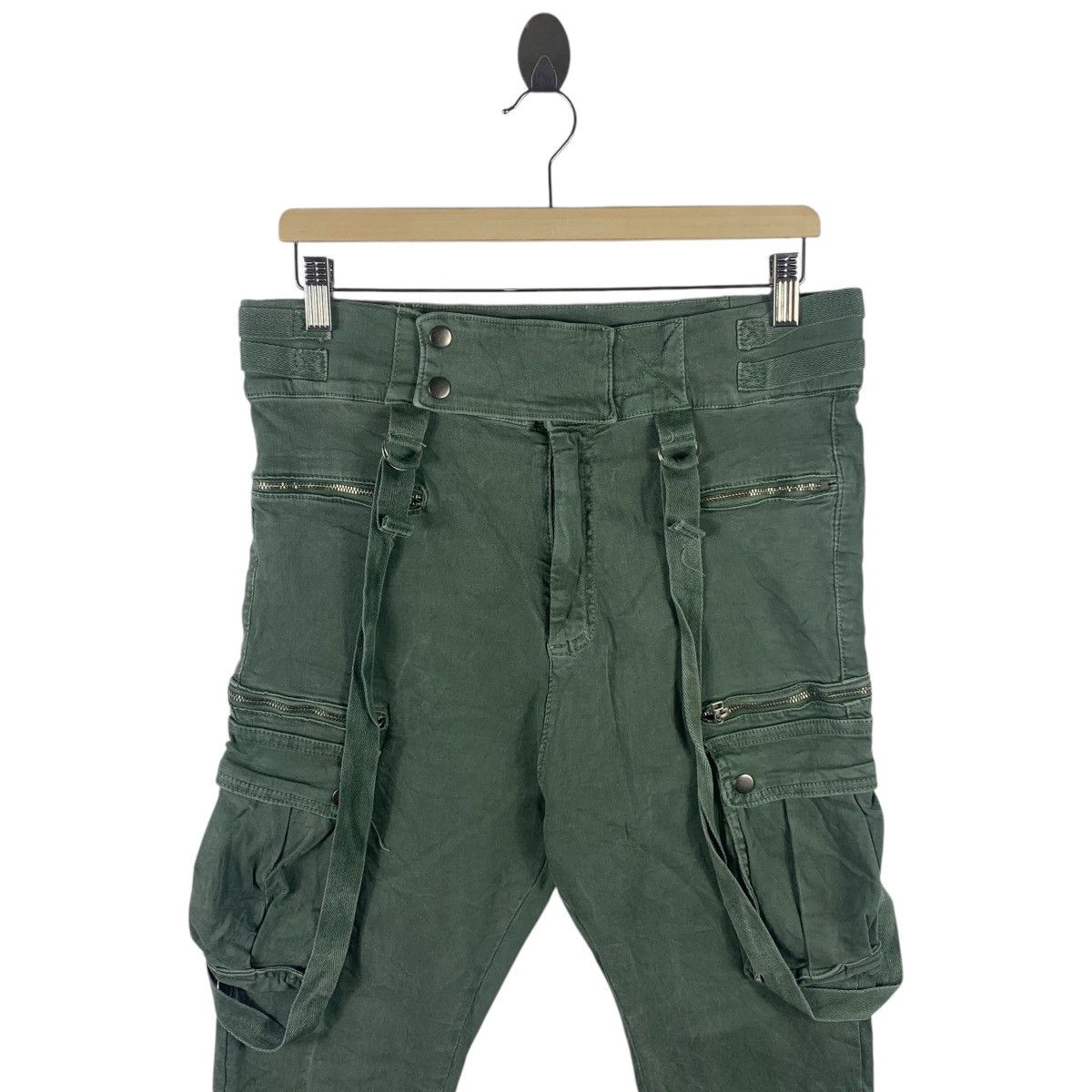 Japanese Brand MELLY & CO bondage cargo pants Size US 32 / EU 48 - 2 Thumbnail
