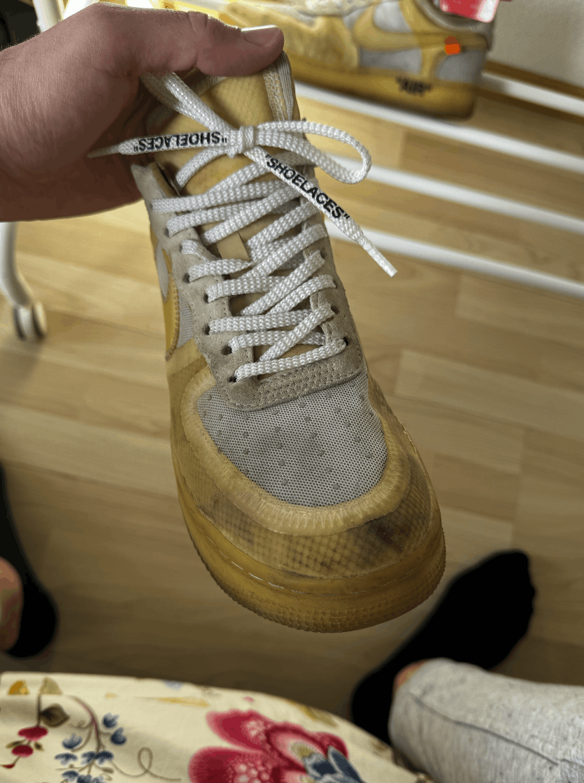 Nike × Off-White Nike Air Force 1 Off White White OG Size US 11.5 / EU 44-45 - 9 Thumbnail