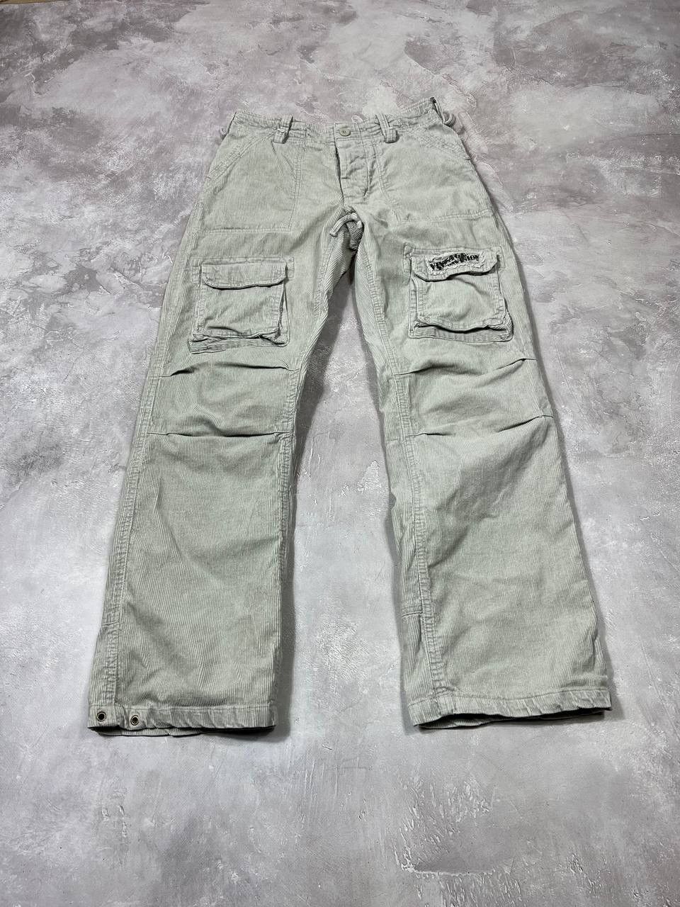 Vintage Vintage Fishbone Corduroy Cargo Pants Size US 30 / EU 46 - 3 Thumbnail