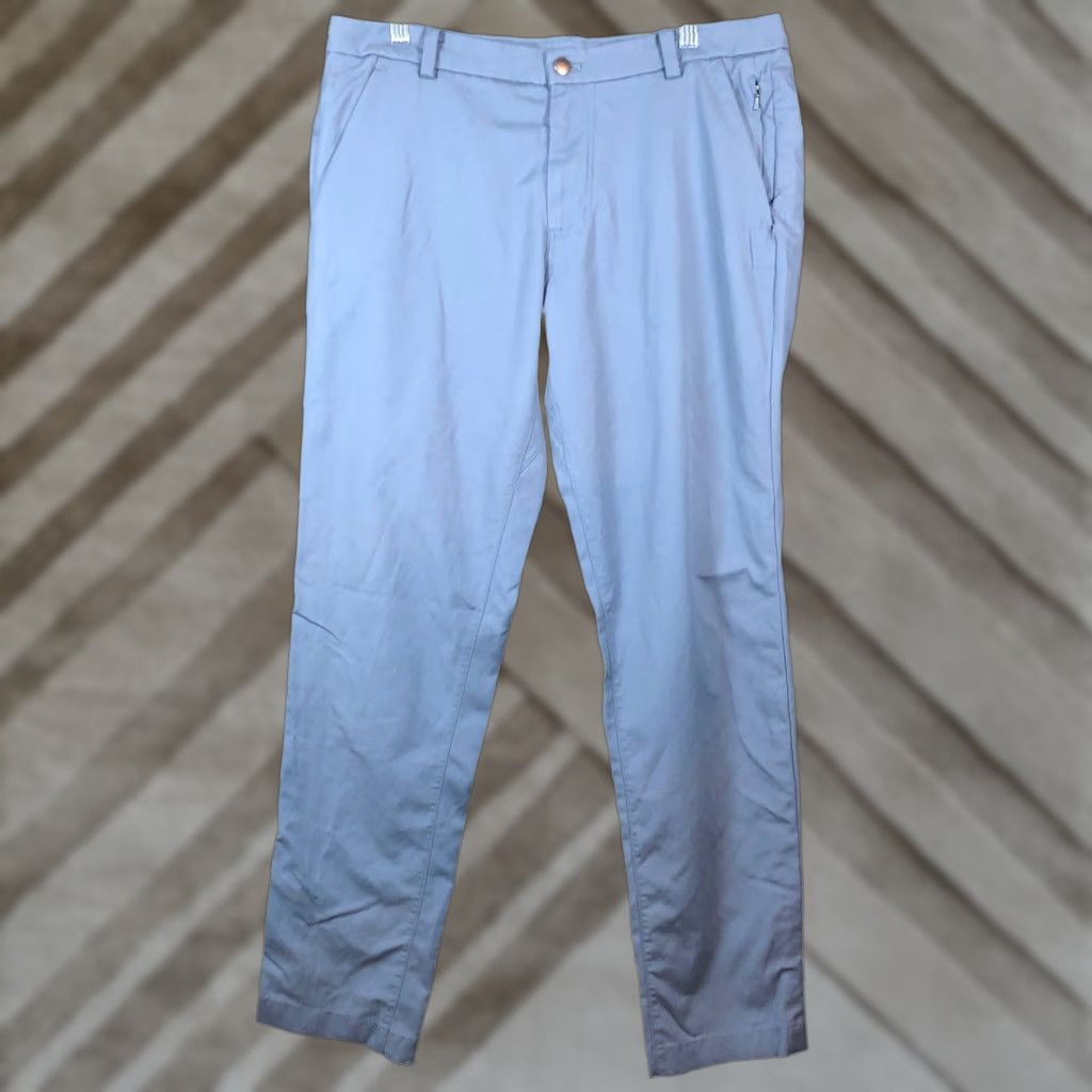 Lululemon Lululemon Mens Pants Gray ABC Classic-Fit Warpstreme Straight Stretch 34 Size US 34 / EU 50 - 1 Thumbnail