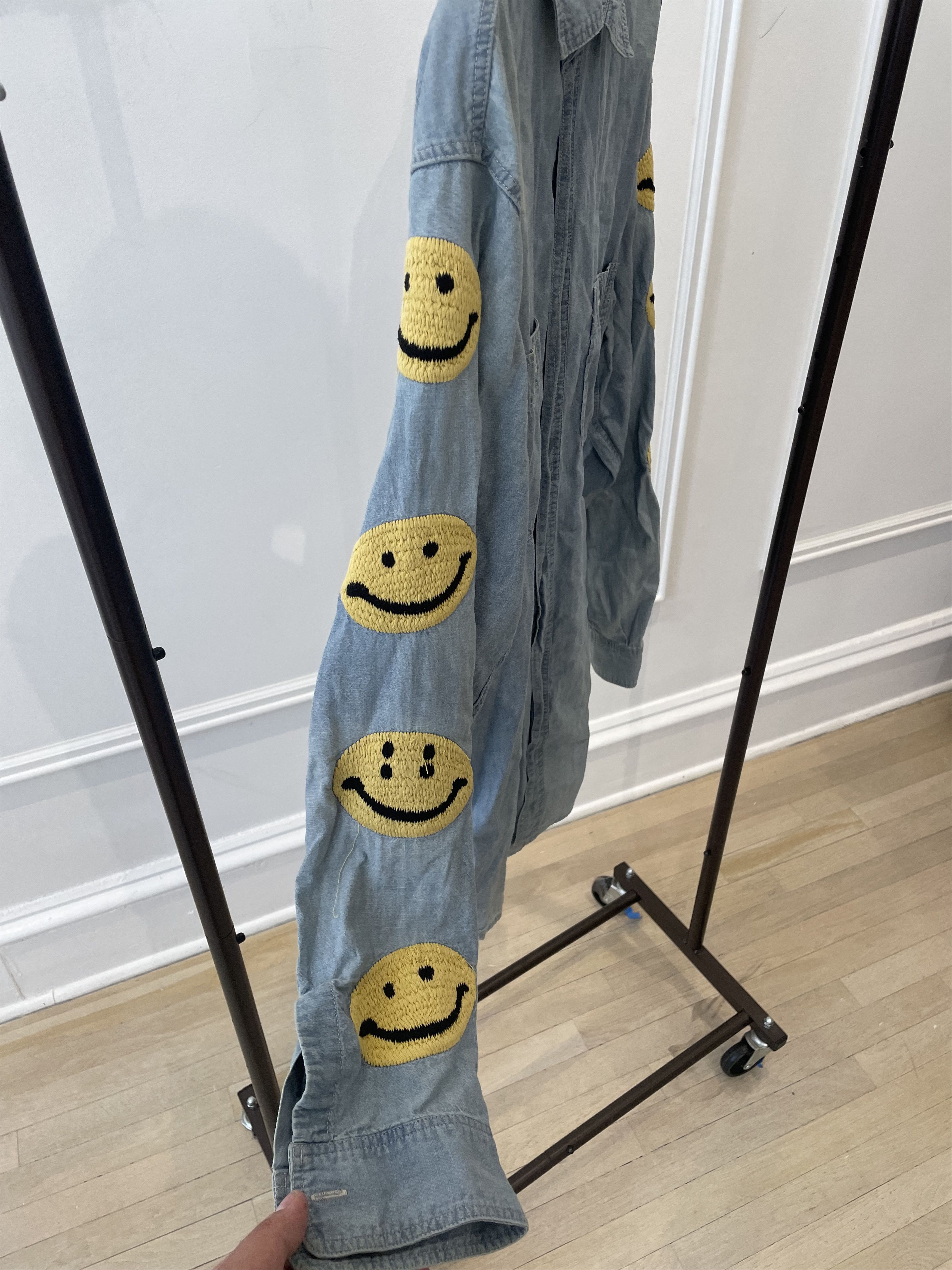 Kapital Kapital Smiley Denim Shirt Size US M / EU 48-50 / 2 - 2 Thumbnail