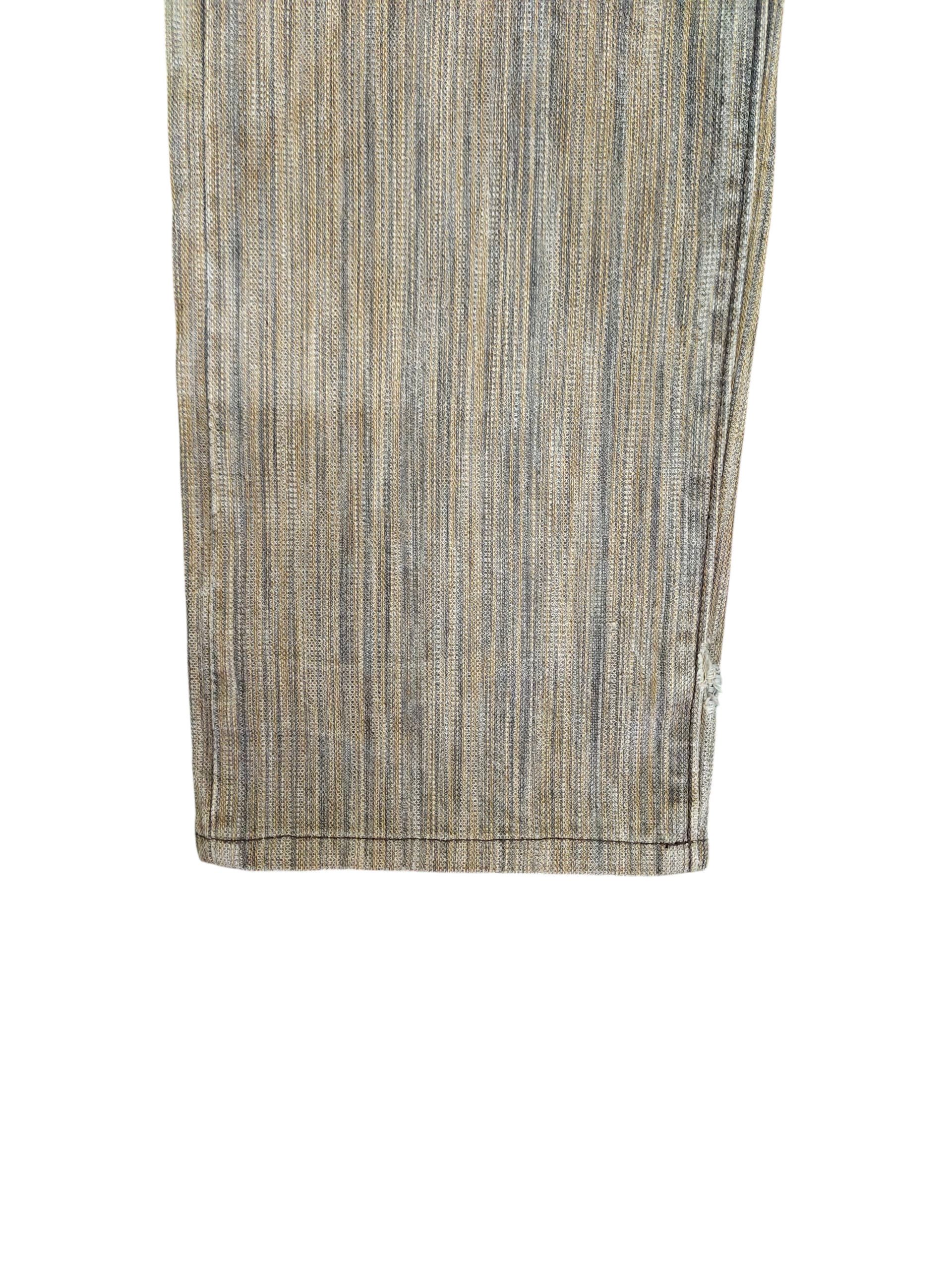 Comme des Garcons × Undercover Japanase Brand Wild Khakis Jeans - Rusty Striped Denim Size US 30 / EU 46 - 6 Thumbnail