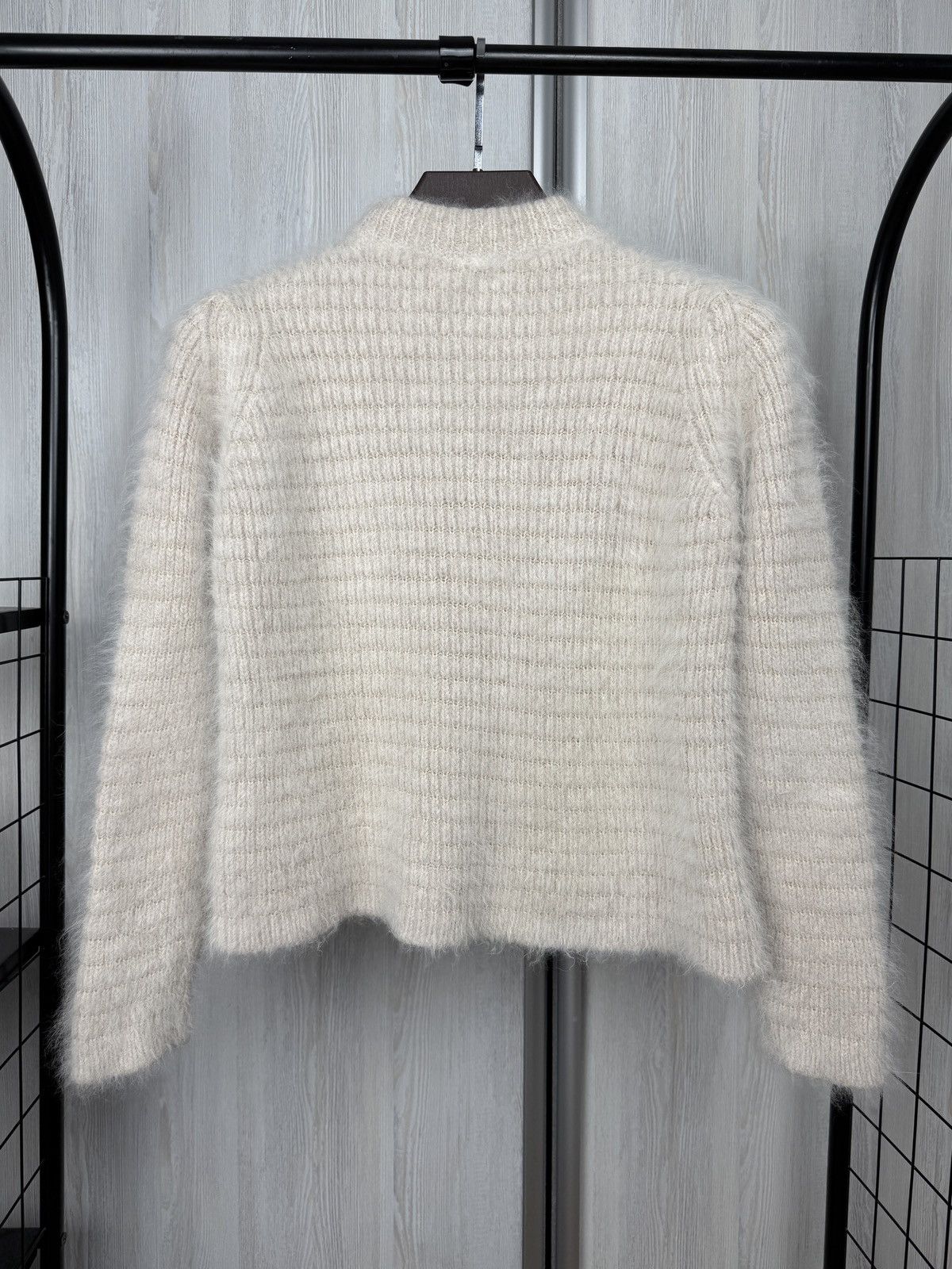 Roberto Collina Roberto Collina beige angora wool made in Italy sweater S Size S / US 4 / IT 40 - 7 Thumbnail