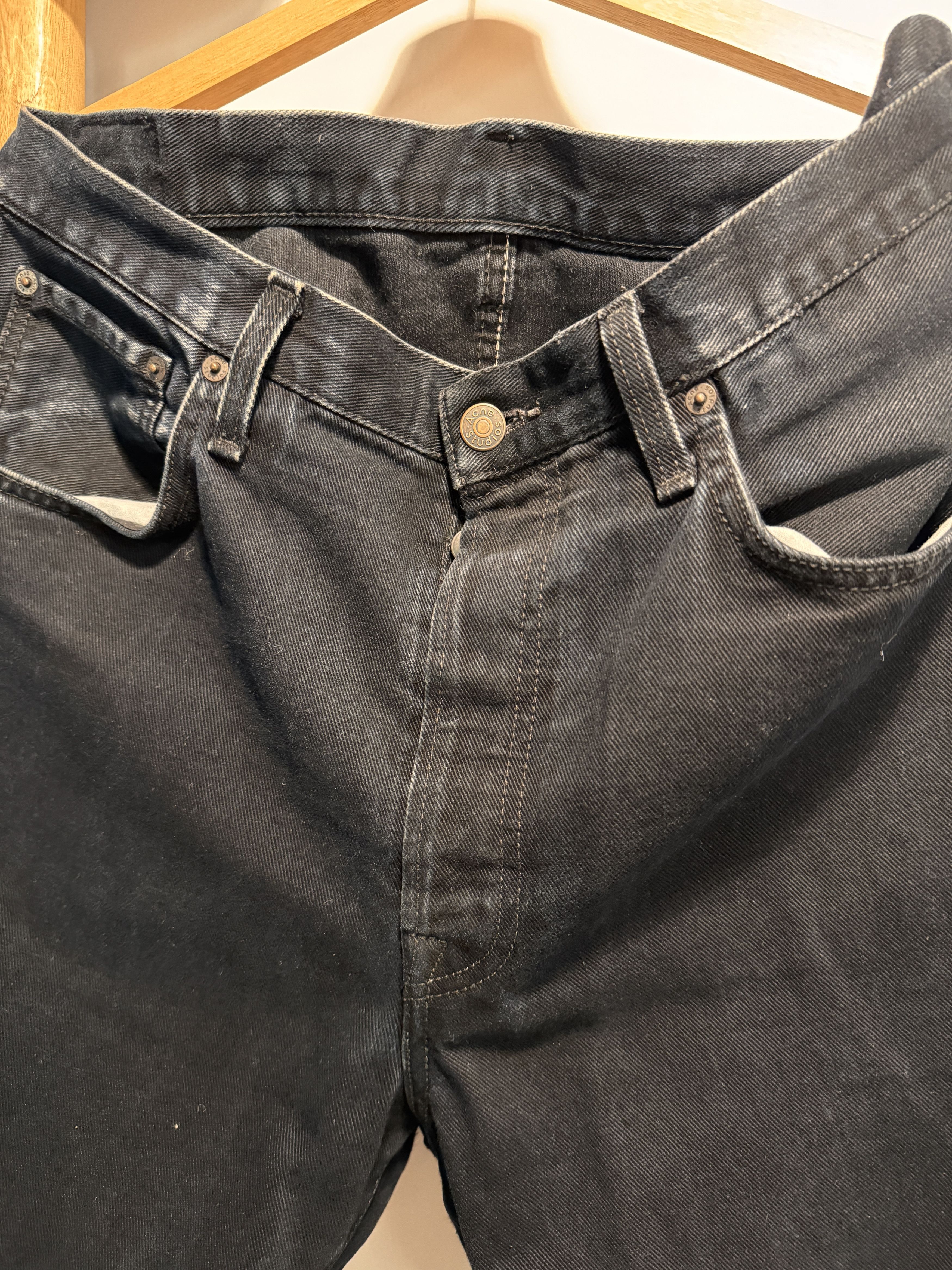 Acne Studios Acne Studios Black Ocean Jeans Size US 34 / EU 50 - 2 Thumbnail