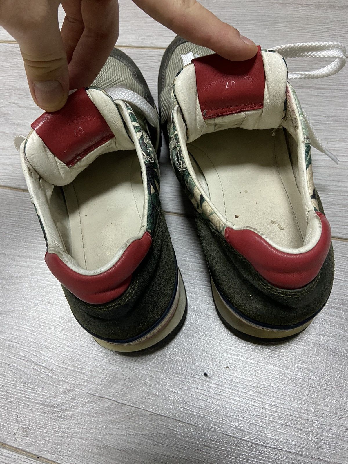Moncler Moncler 🇫🇷 palm sneakers suede Size US 7.5 / EU 40-41 - 13 Thumbnail