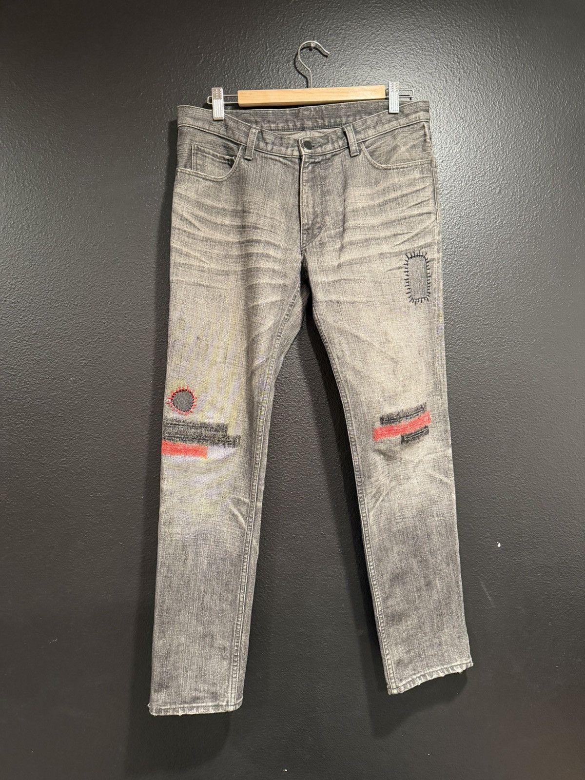 Number (N)ine Number nine ss05 scab pain denim night crawler | Grailed