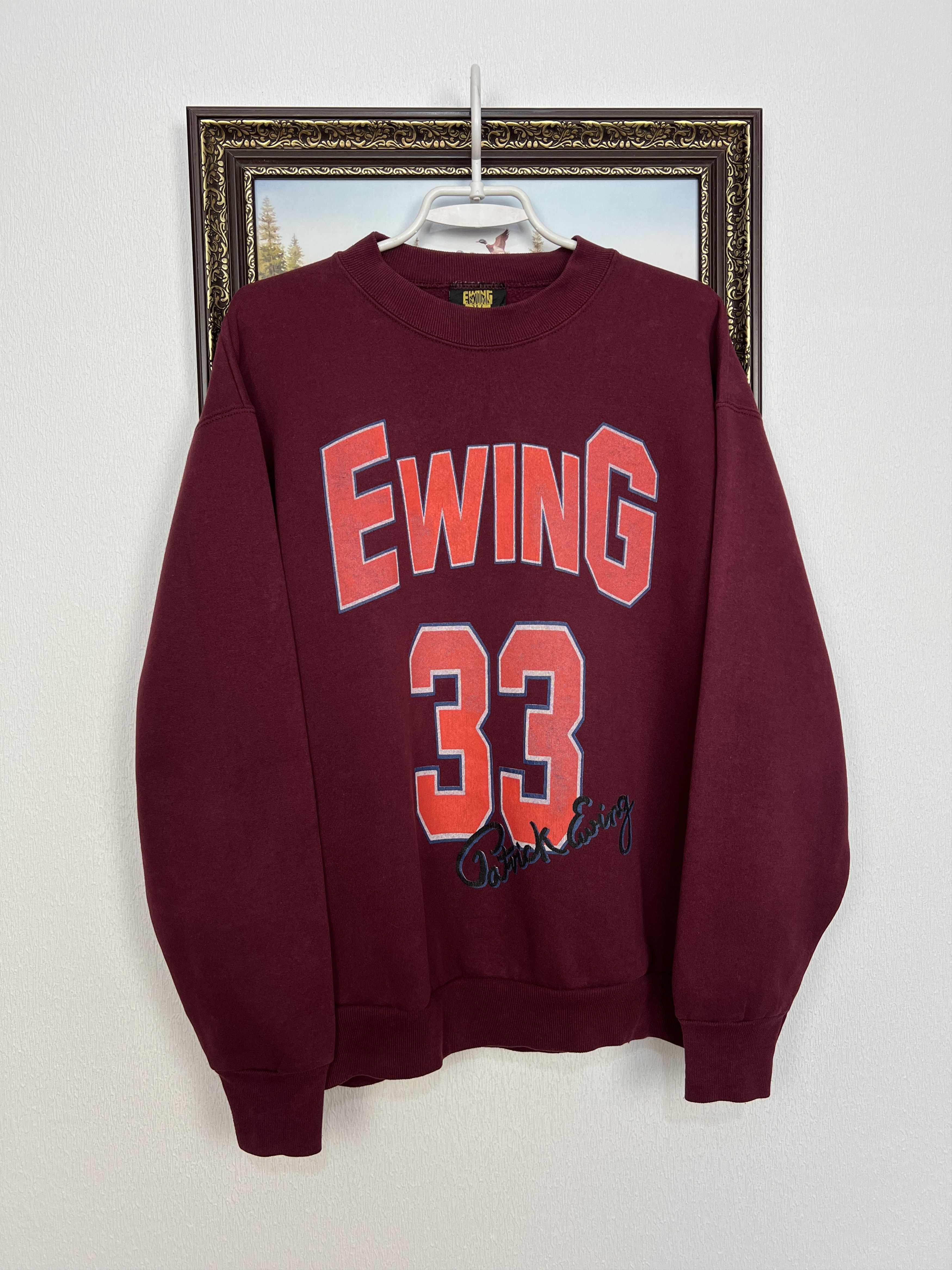 Vintage New York Knicks Patrick Ewing 33 Sweatshirt NBA Crewneck Size US L / EU 52-54 / 3 - 1 Thumbnail