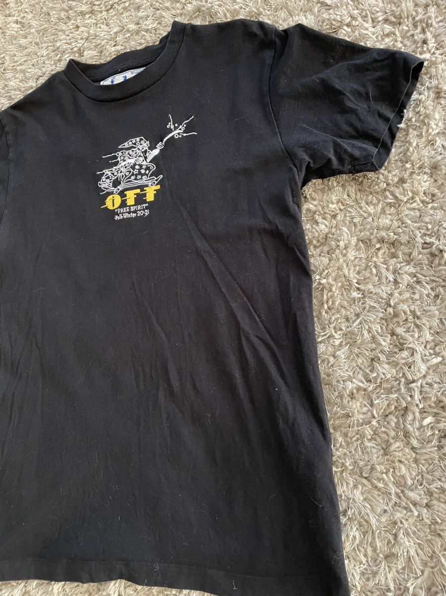 Off-White OFF White Free Wizard Black Tee Size US M / EU 48-50 / 2 - 3 Thumbnail