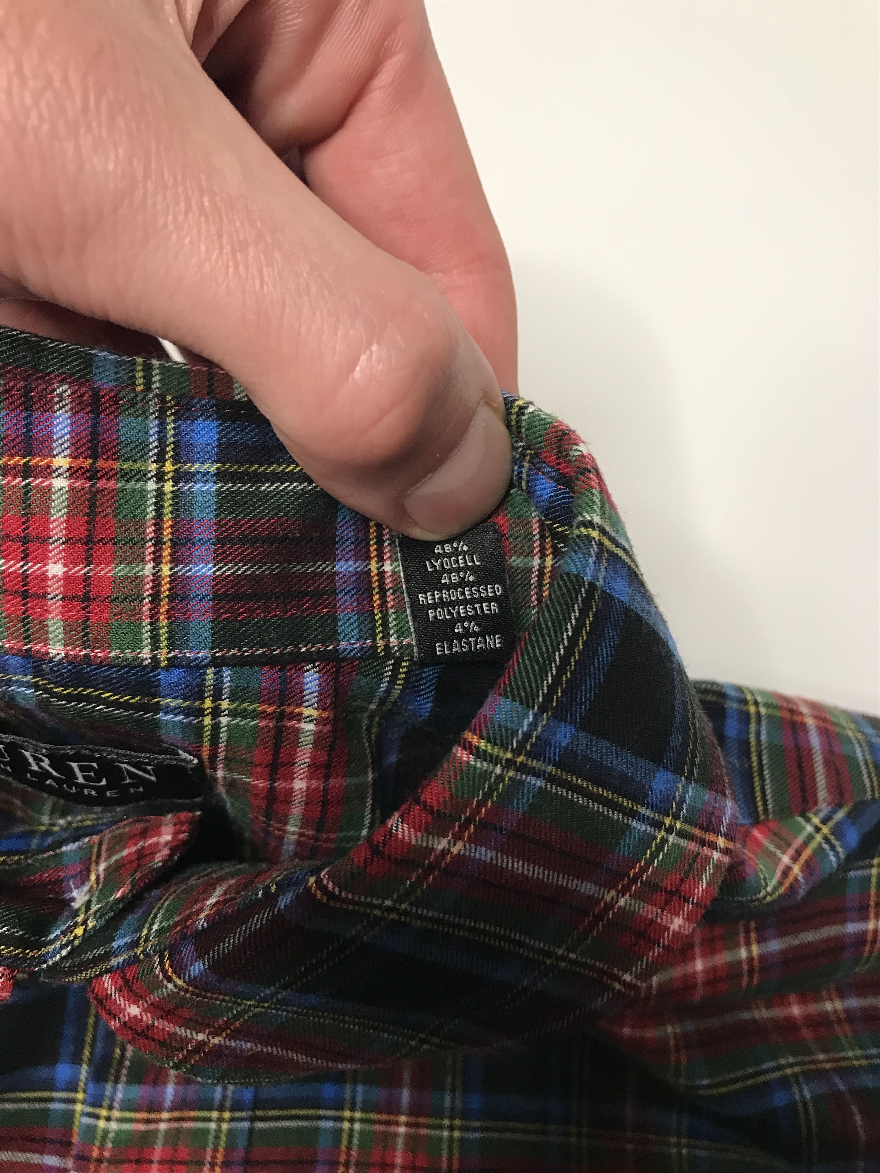 Lauren Ralph Lauren Ralph Lauren Mens Shirt Black Label Plaid Black/Red Size US S / EU 44-46 / 1 - 7 Thumbnail