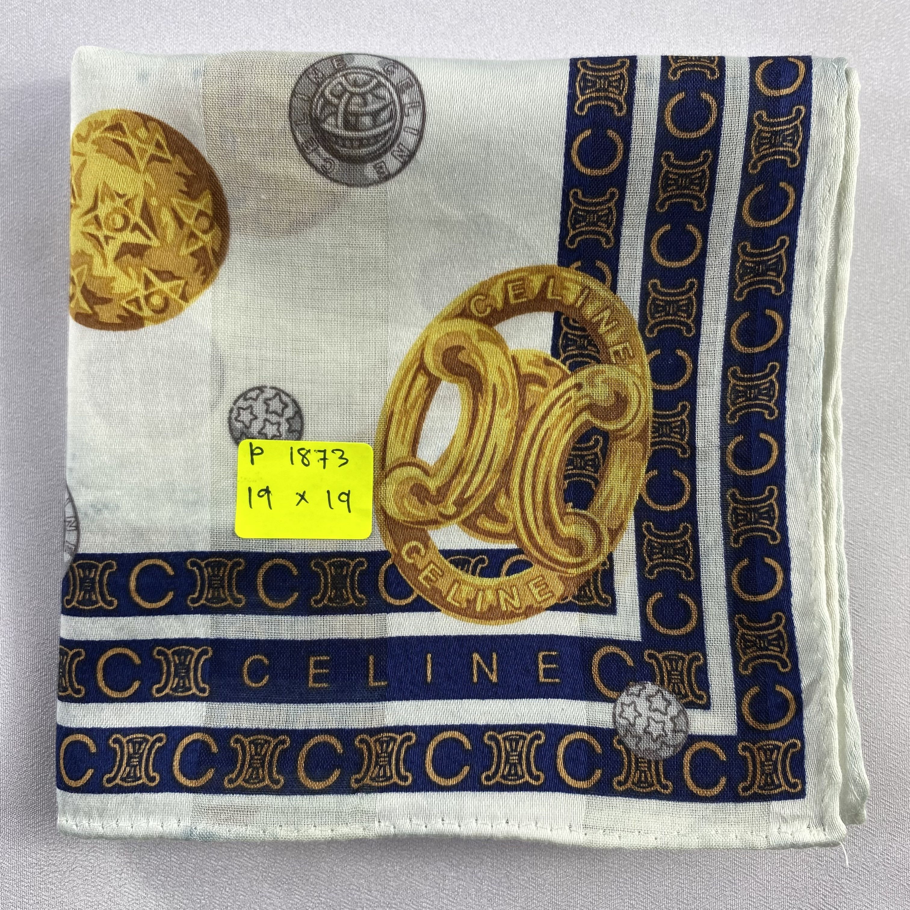Celine × Vintage Celine Neckerchief / Bandana / Handkerchief-P1873 Size ONE SIZE - 5 Thumbnail