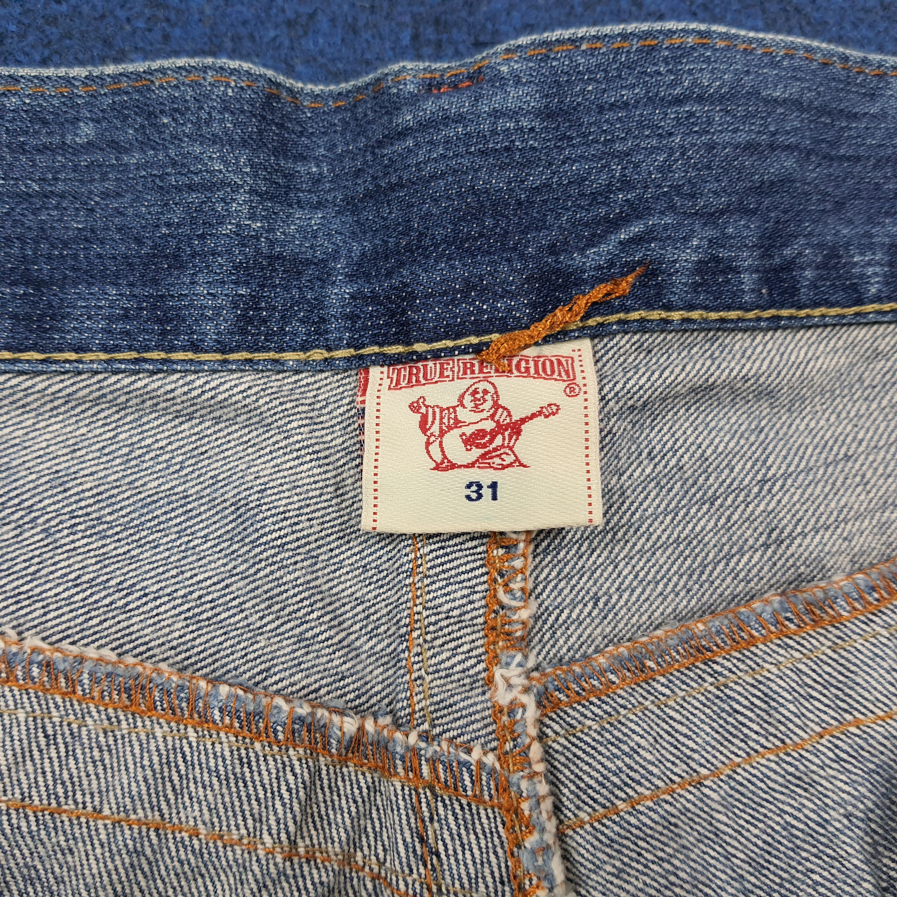True Religion Vintage True Religion Joey Big Rig Jeans Grunge C297N18 Size US 35 - 8 Thumbnail