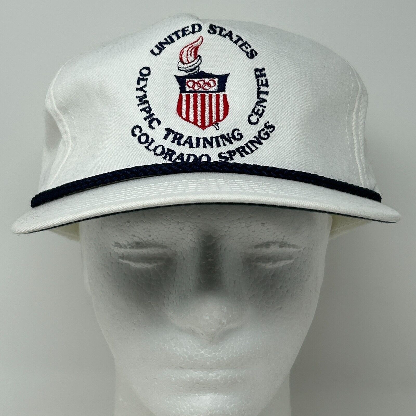 Vintage Vintage 80s US Olympic Training Center Hat Baseball Cap Rope Size ONE SIZE - 2 Thumbnail