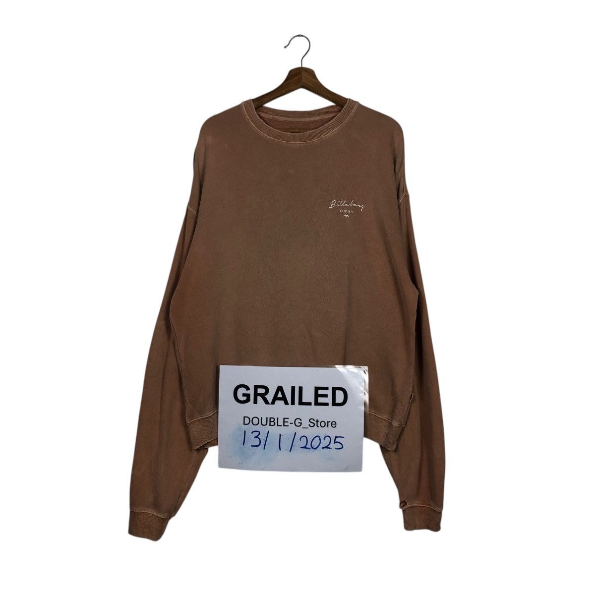 Billabong 📌Vintage Sweatshirt Jumper Billabong Big Logo Size US M / EU 48-50 / 2 - 1 Thumbnail