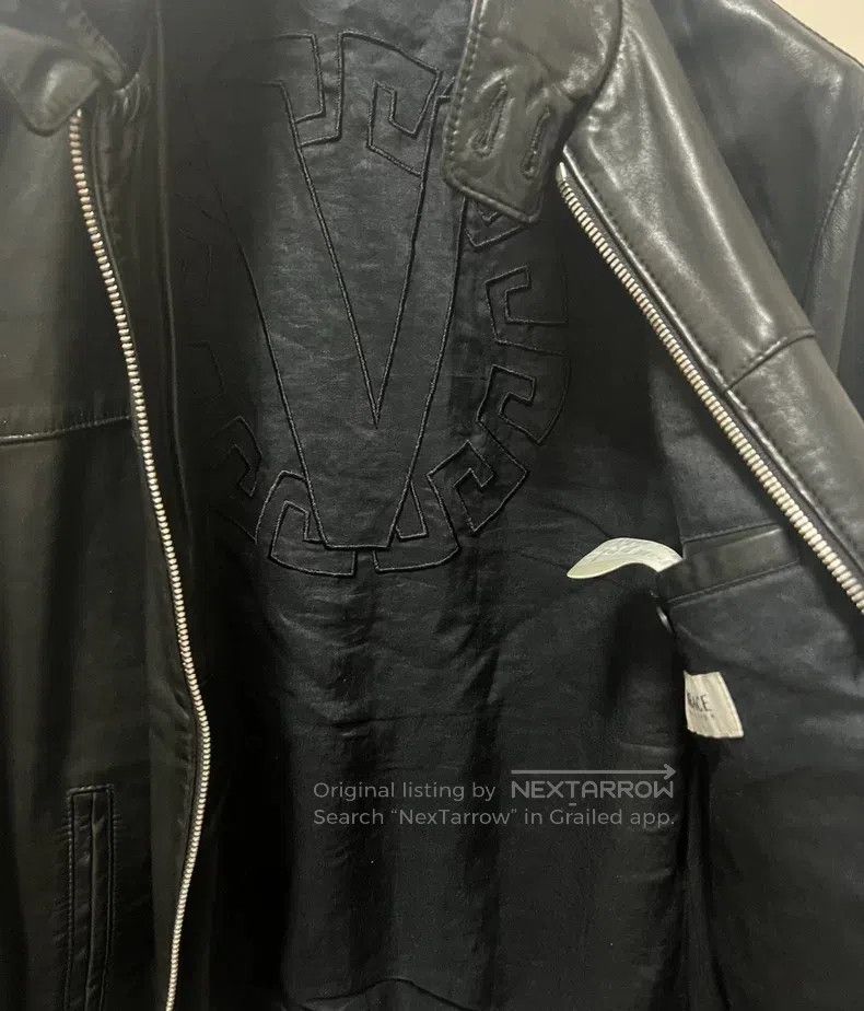 Versace Versace Genuine leather coat Size US L / EU 52-54 / 3 - 7 Thumbnail