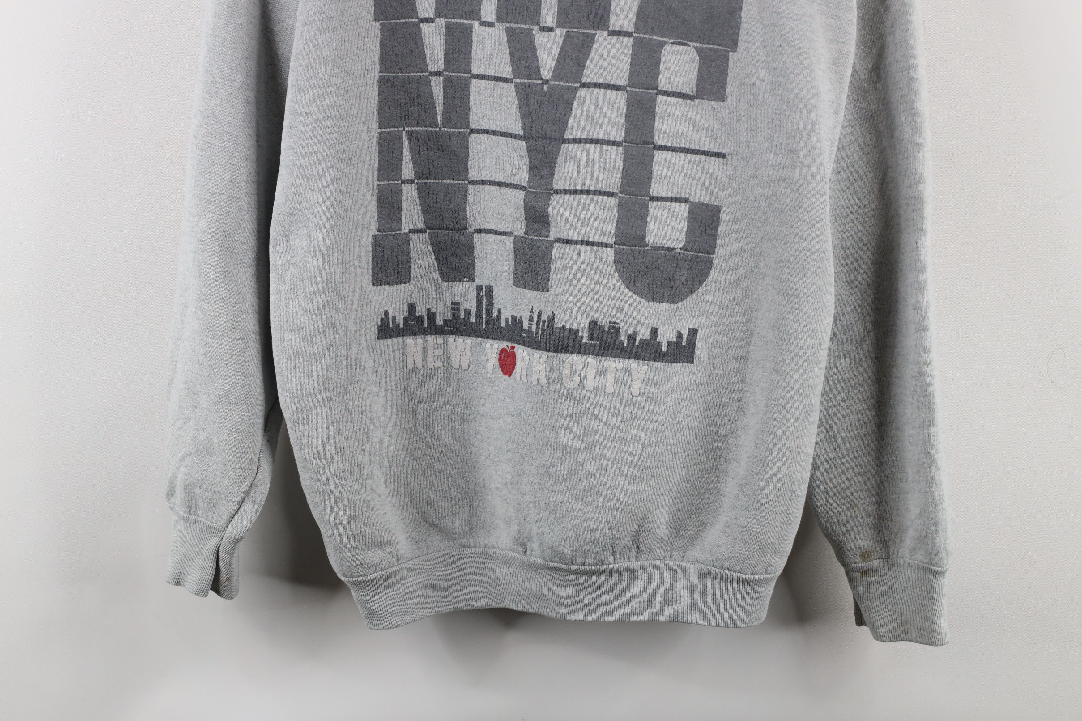 Vintage Vintage 90s Streetwear Broadway New York City Sweatshirt USA Size US XL / EU 56 / 4 - 3 Thumbnail