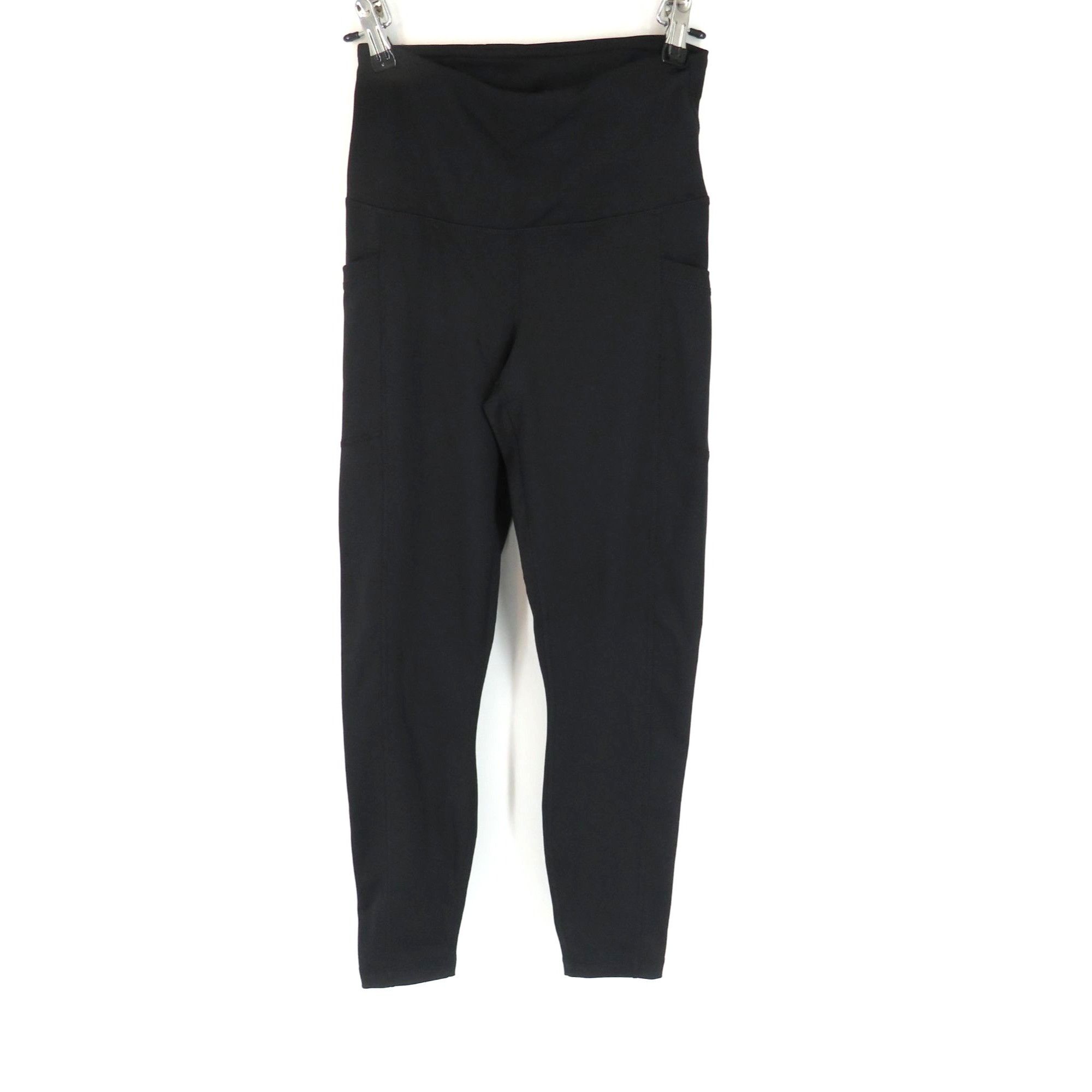Other 90 Degree By Reflex XS High-Waisted Black Ankle Leggings Poc Size 23" - 1 Thumbnail