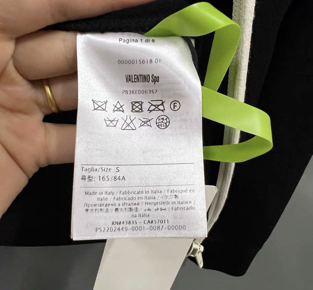 Valentino Valentino Fleece Back Embroidered Logo Jacket J41 Size US S / EU 44-46 / 1 - 5 Thumbnail