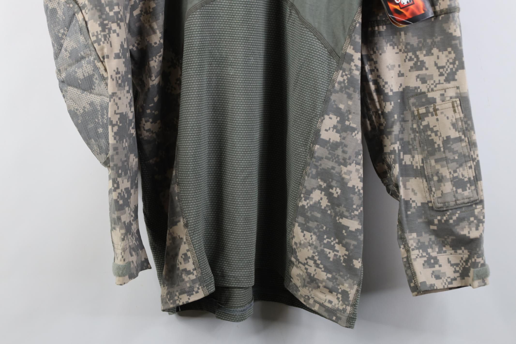 Massif Deadstock Vintage Y2K 2006 Massif Army Shirt Flame Resistant Size US L / EU 52-54 / 3 - 3 Thumbnail