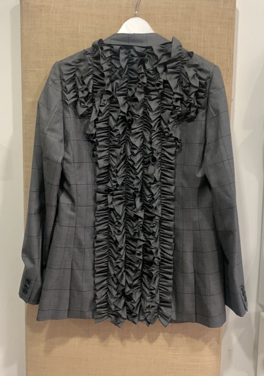 NWT $2705 Comme des garçons homme plus ruffles blazer