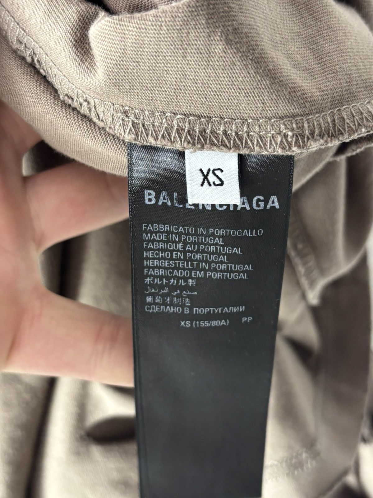 Balenciaga Balenciaga Destroyed Oversized T-Shirt Size US XS / EU 42 / 0 - 8 Thumbnail
