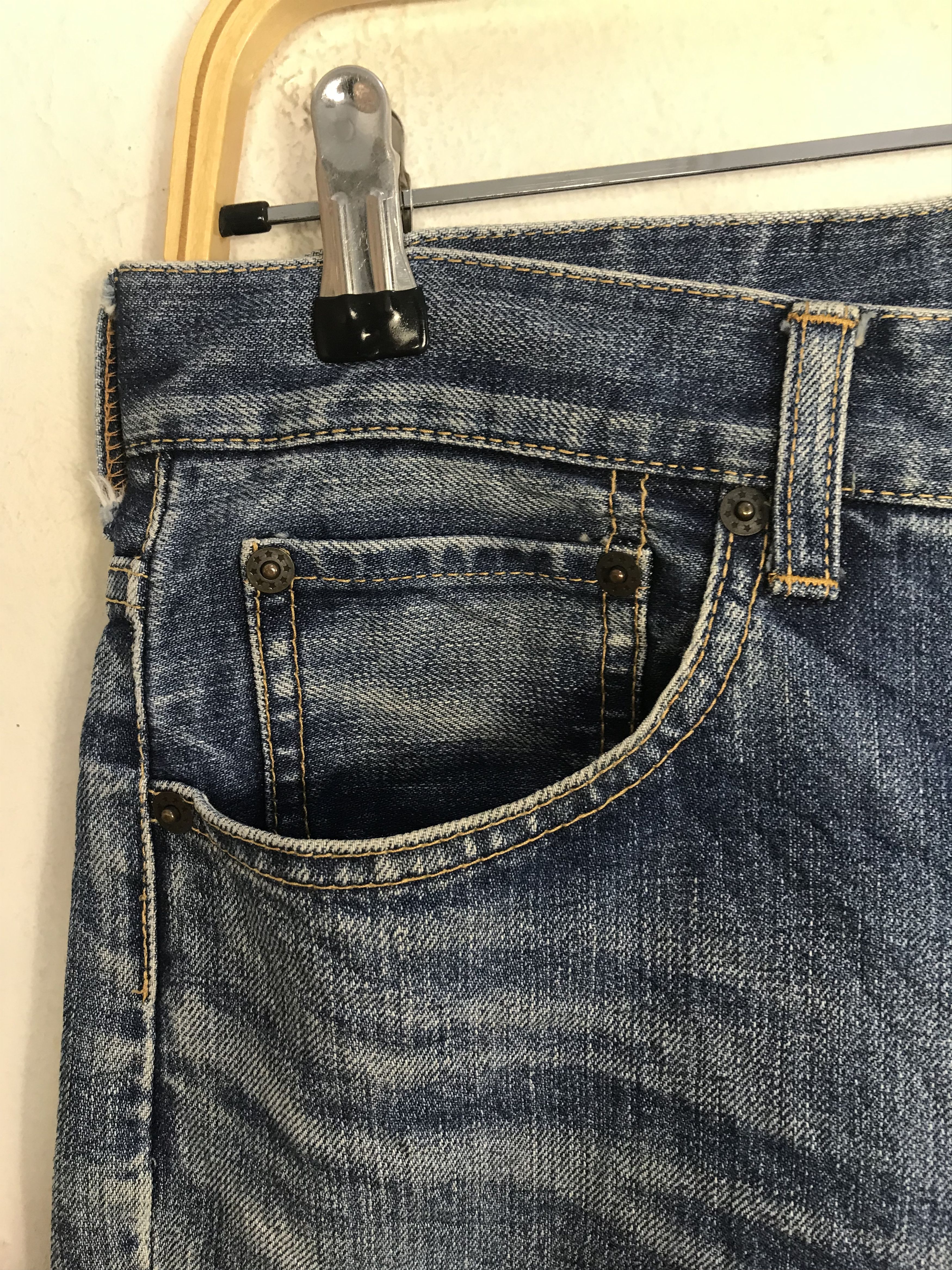 Japanese Brand × Takeo Kikuchi Takeo Kikuchi Denim Indigo Pant Straight Cut Size US 32 / EU 48 - 12 Thumbnail
