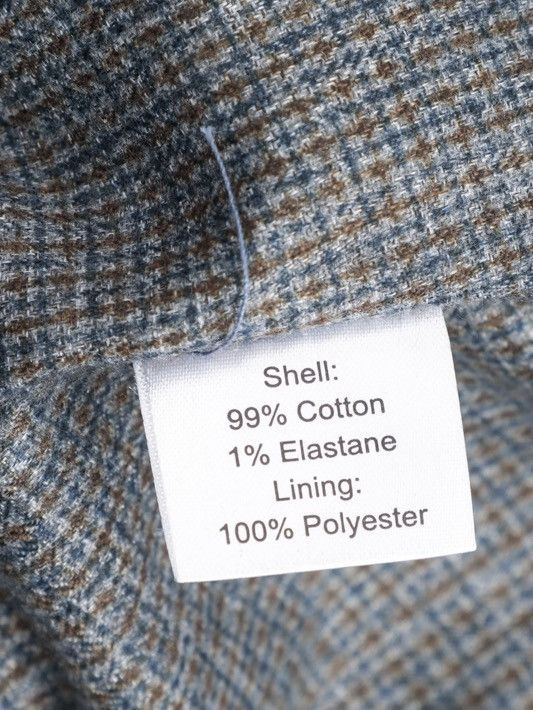 Jack Victor Jack Victor Prossimo Silk Wool Herringbone Blazer 46L Size 46L - 8 Thumbnail