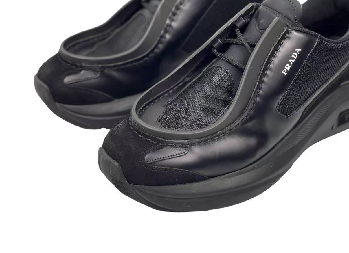 Prada Prada by Raf Simons Deconstructed Double-Layer Sneakers J31 Size US 10 / EU 43 - 2 Thumbnail