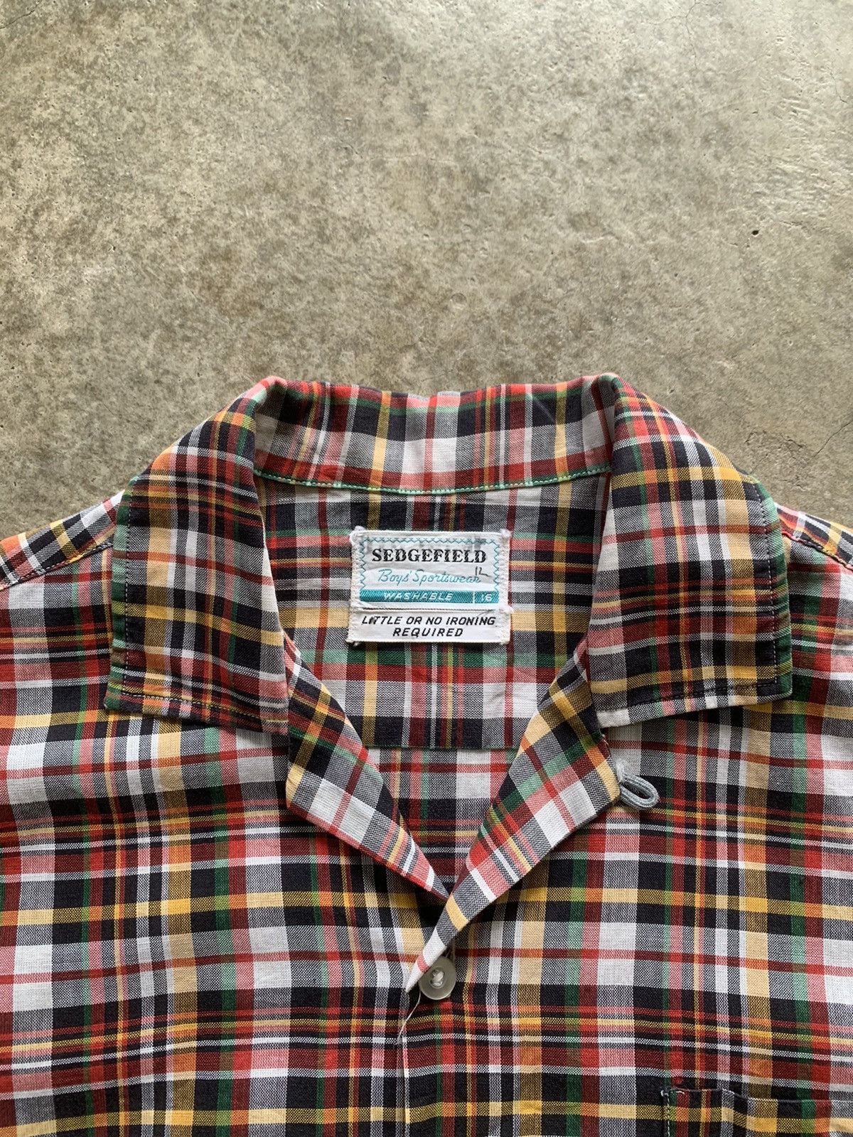 Vintage 60’s Sedgefield Boys Sportswear Rockabilly Shirt Size US XS / EU 42 / 0 - 5 Thumbnail