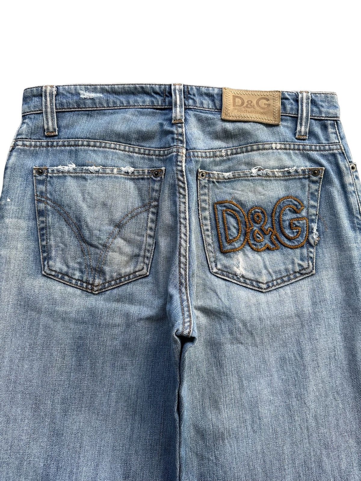Dolce & Gabbana Vintage Dolce & Gabbana Distressed Denim Jeans Size US 32 / EU 48 - 8 Thumbnail