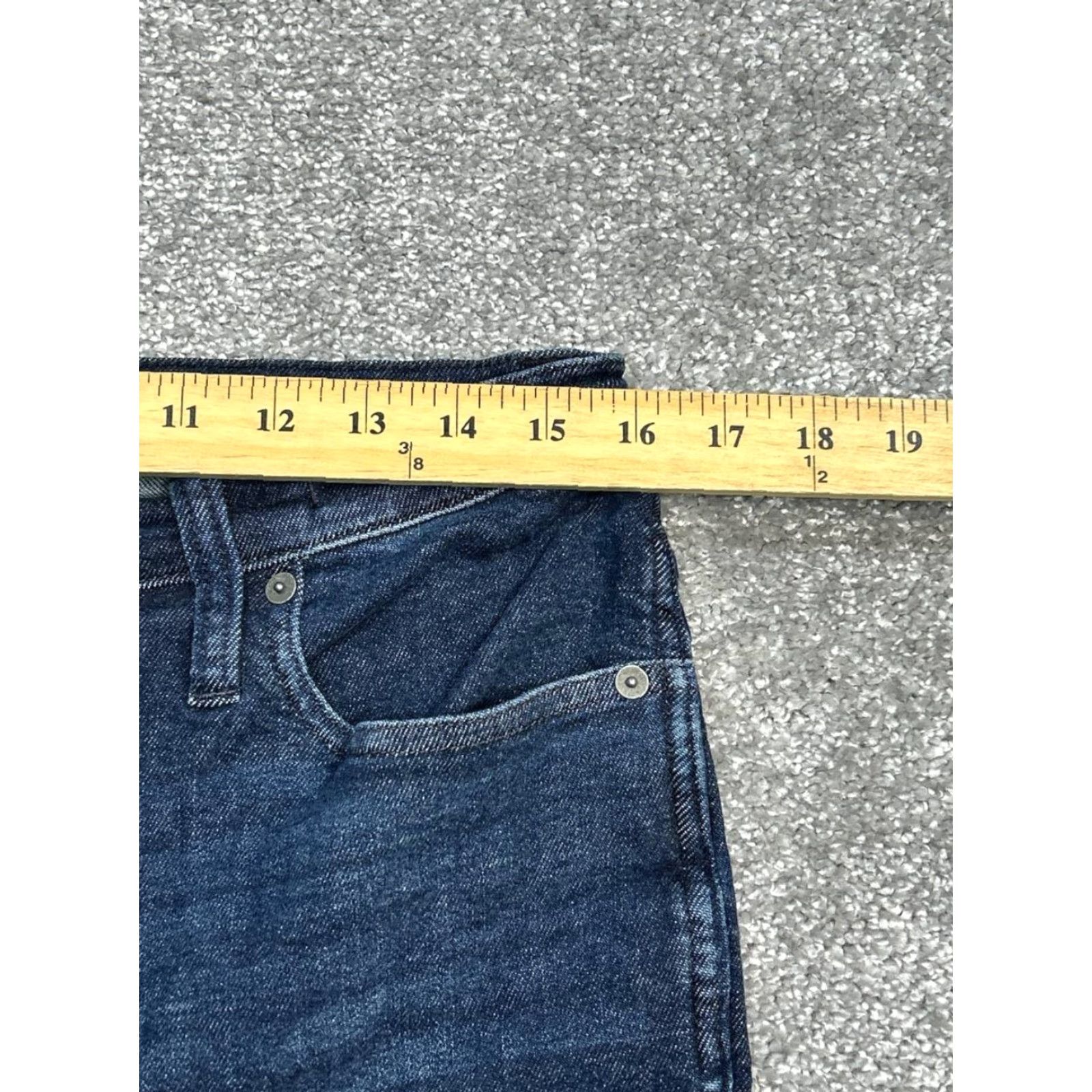 Madewell Madewell Jeans Womens 30 Blue Denim Cotton Stretch High Rise Skinny Leg 32x28 Size 30" / US 8 / IT 44 - 3 Thumbnail