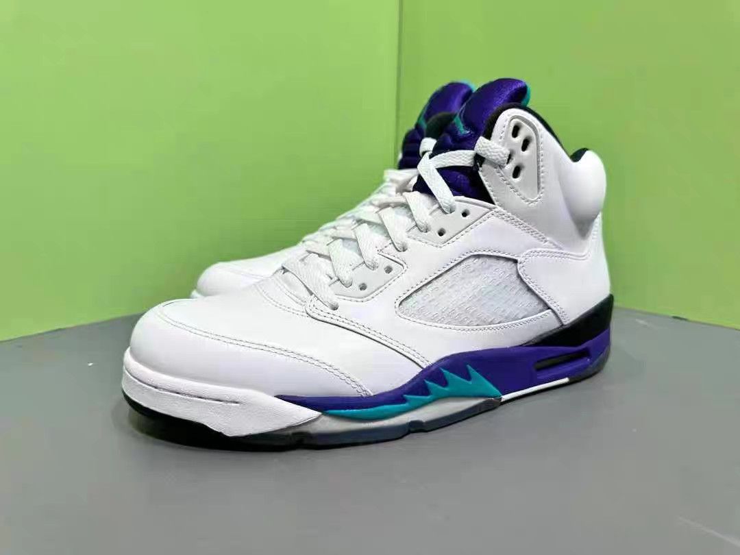 Jordan Brand Air Jordan 5 Retro Grape Basketball Shoes K15 Size US 10 / EU 43 - 1 Thumbnail