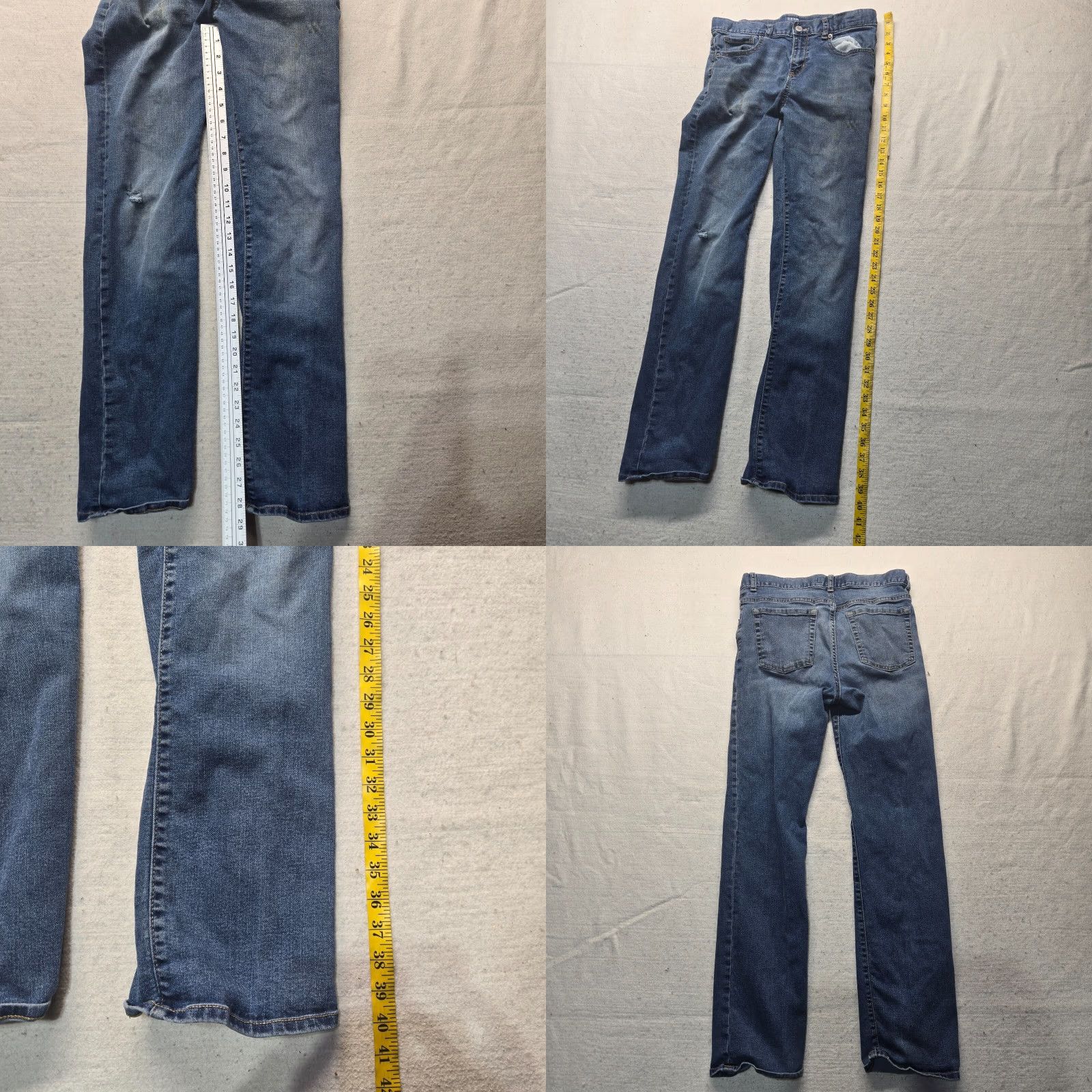 Old Navy VINTAGE Old Navy Jeans Denim Pants Women Adult 16 Blue Straight 90s Womens Size 38" / US 16 / IT 52 - 8 Thumbnail