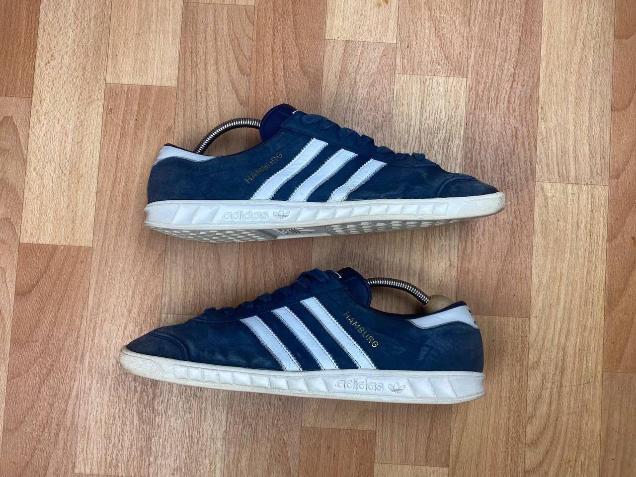 Adidas × Vintage Adidas Hamburg Dark Blue White S74838 SIZE US 11,5 Size US 11.5 / EU 44-45 - 2 Thumbnail