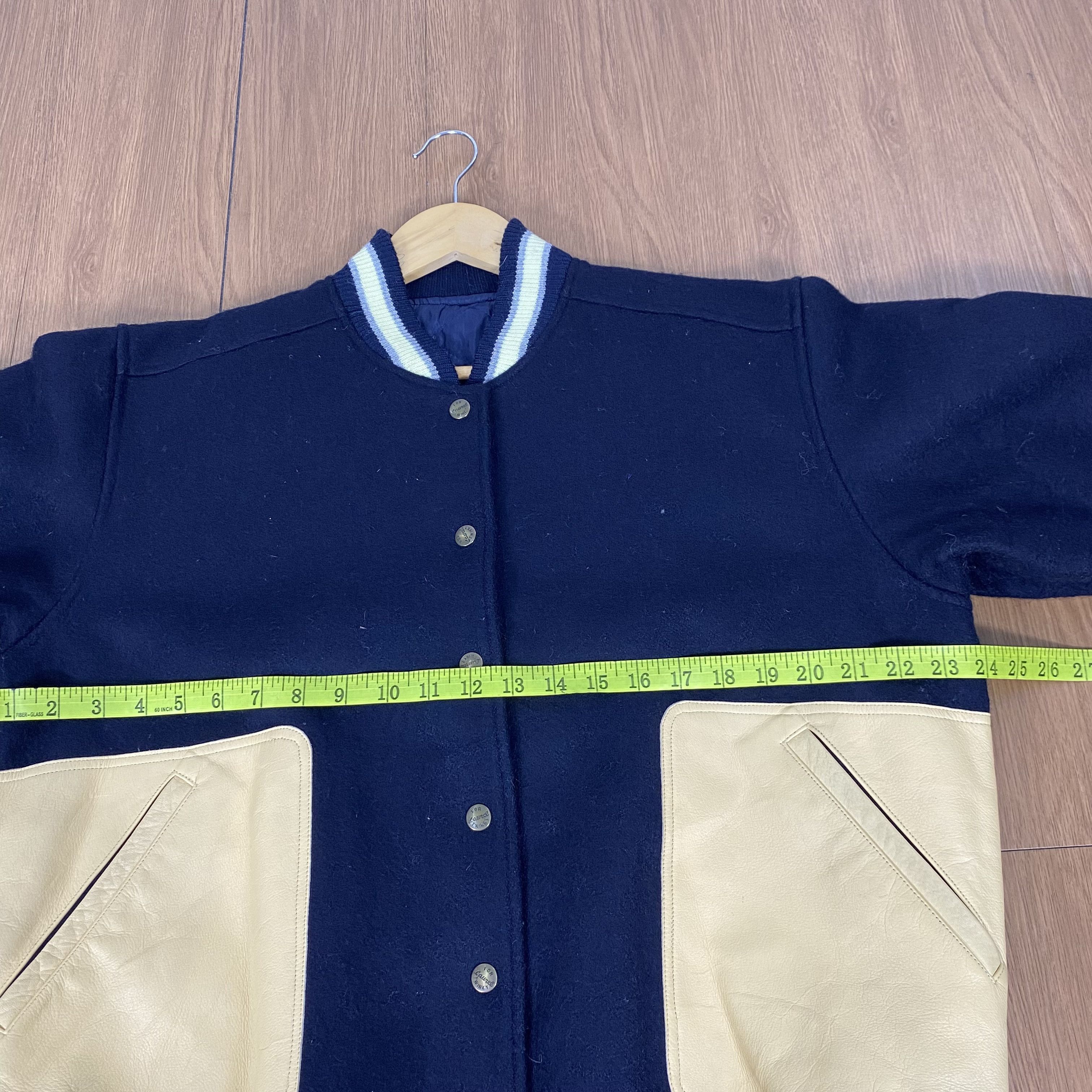 Vintage Vintage Femme Laurel Po Ro Varsity Jacket Wool Size US M / EU 48-50 / 2 - 7 Thumbnail