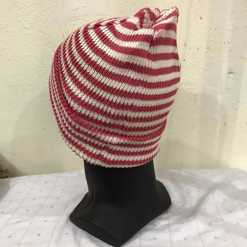 Japanese Brand × Vintage Japanese Brand Stripe Design Beanie Hat Size ONE SIZE - 4 Thumbnail