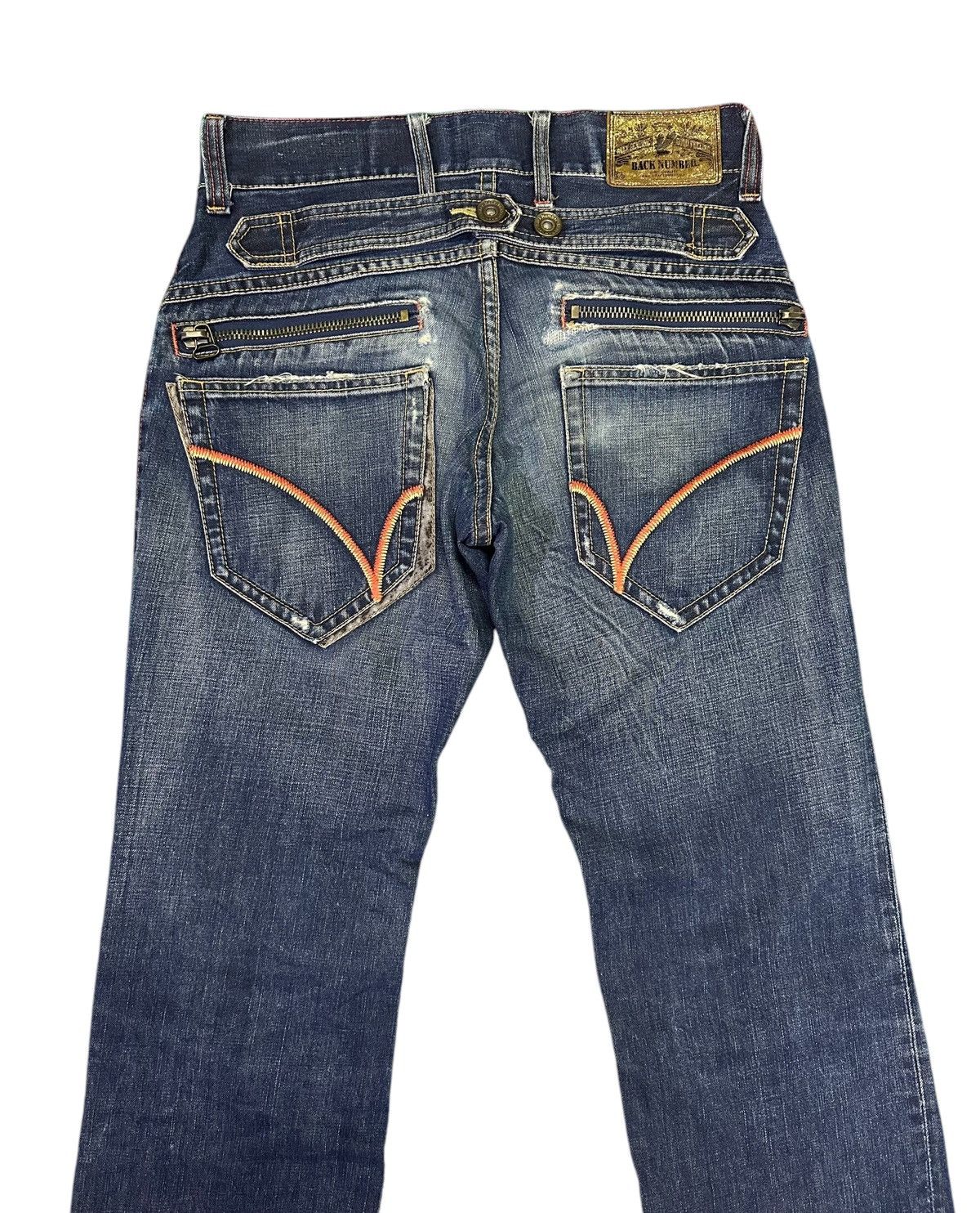 Kapital 💥Japanese Brand💥 Back Number Denime Buckle Back 💥 Size US 30 / EU 46 - 3 Thumbnail