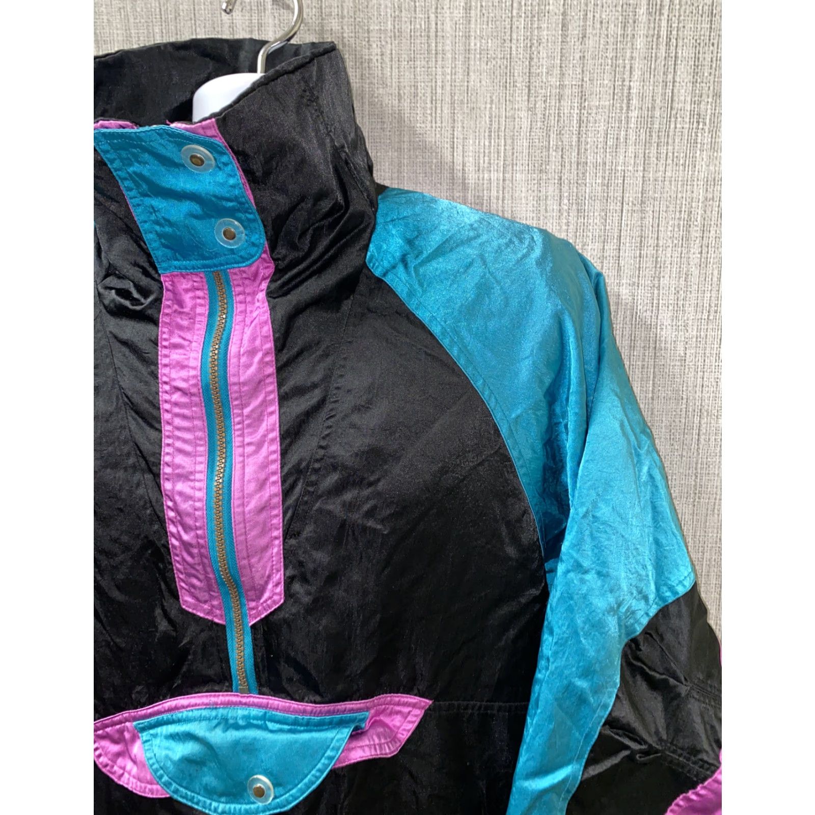 Vintage Gerry Jacket 1/2 Zip Men L Teal/Purple Size US L / EU 52-54 / 3 - 2 Thumbnail