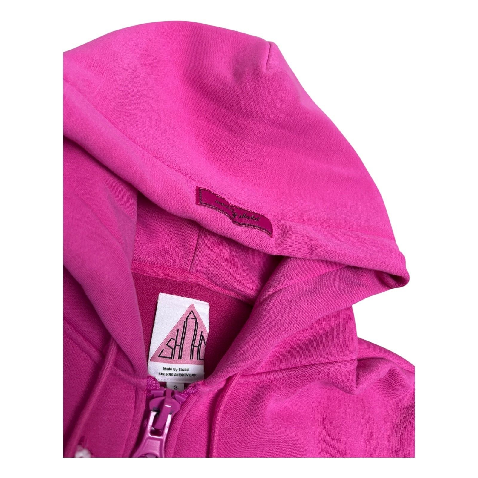 Other SHAHD NY Fleece PINK Designer Streetwear Hoodie Small Size S / US 4 / IT 40 - 3 Thumbnail