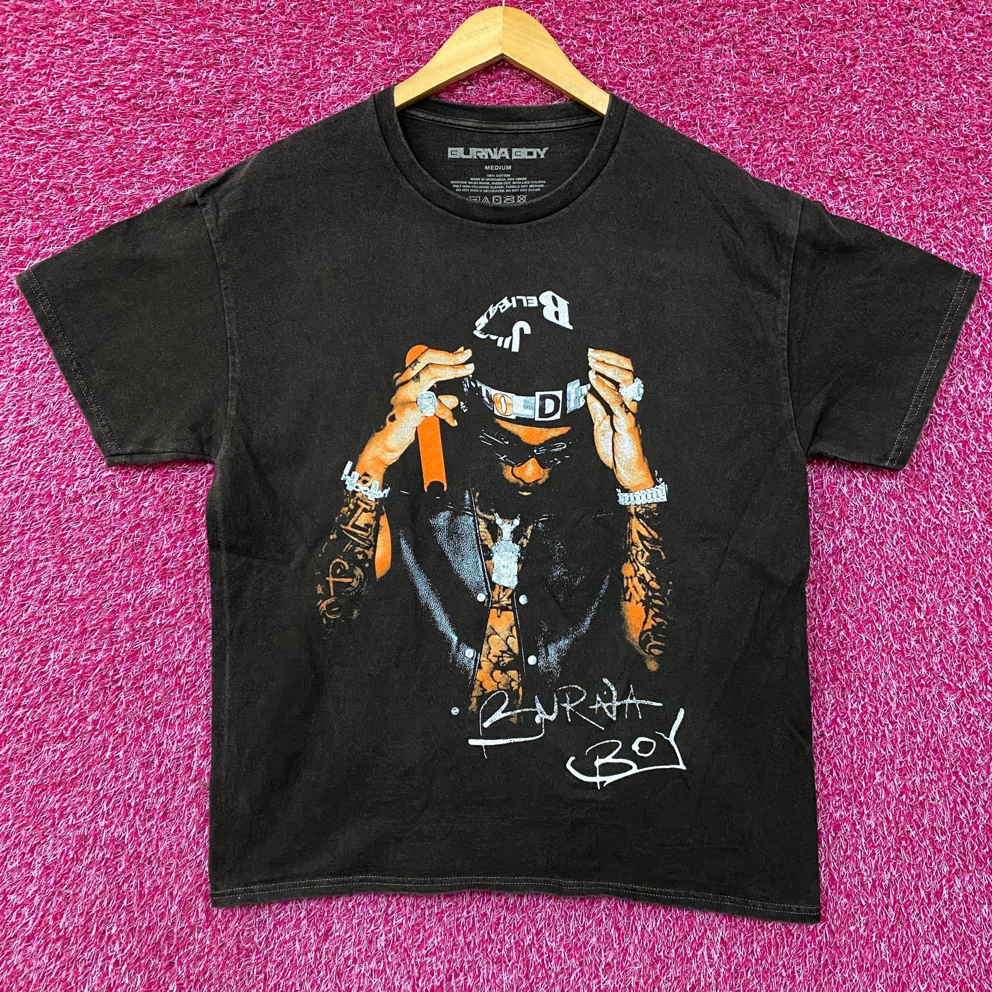 Rap Tees Burna Boy I Told Them Tour Graphic Design T-Shirt Medium Size US M / EU 48-50 / 2 - 1 Thumbnail