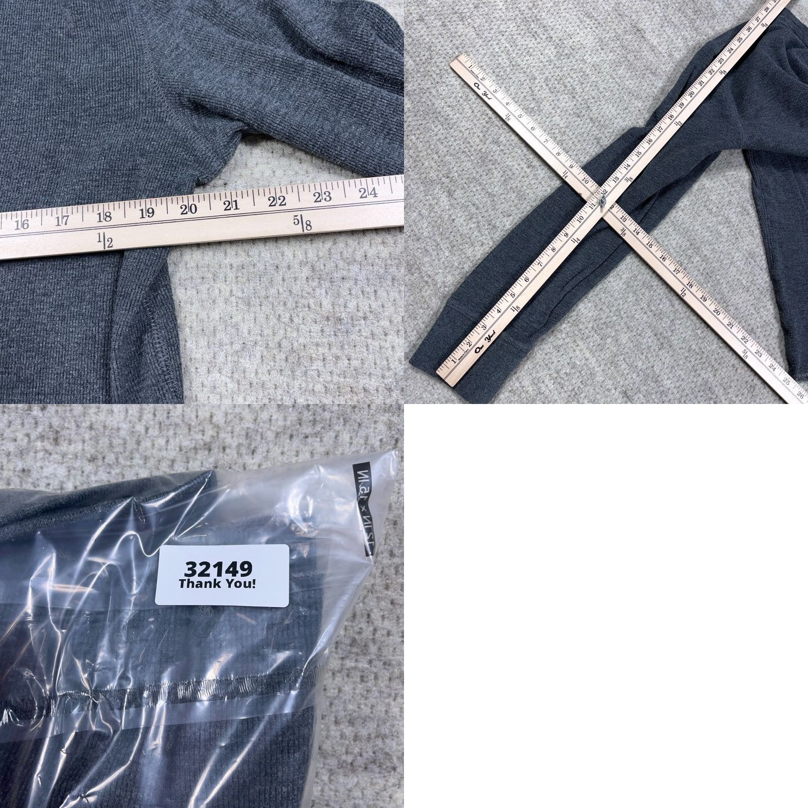 American Eagle Outfitters VINTAGE American Eagle Outfitters Shirt Men Large Gray Thermal Waffle Knit Jersey Rugby Graphic Print Sleeve Long Sleeve DXB Size US L / EU 52-54 / 3 - 9 Thumbnail