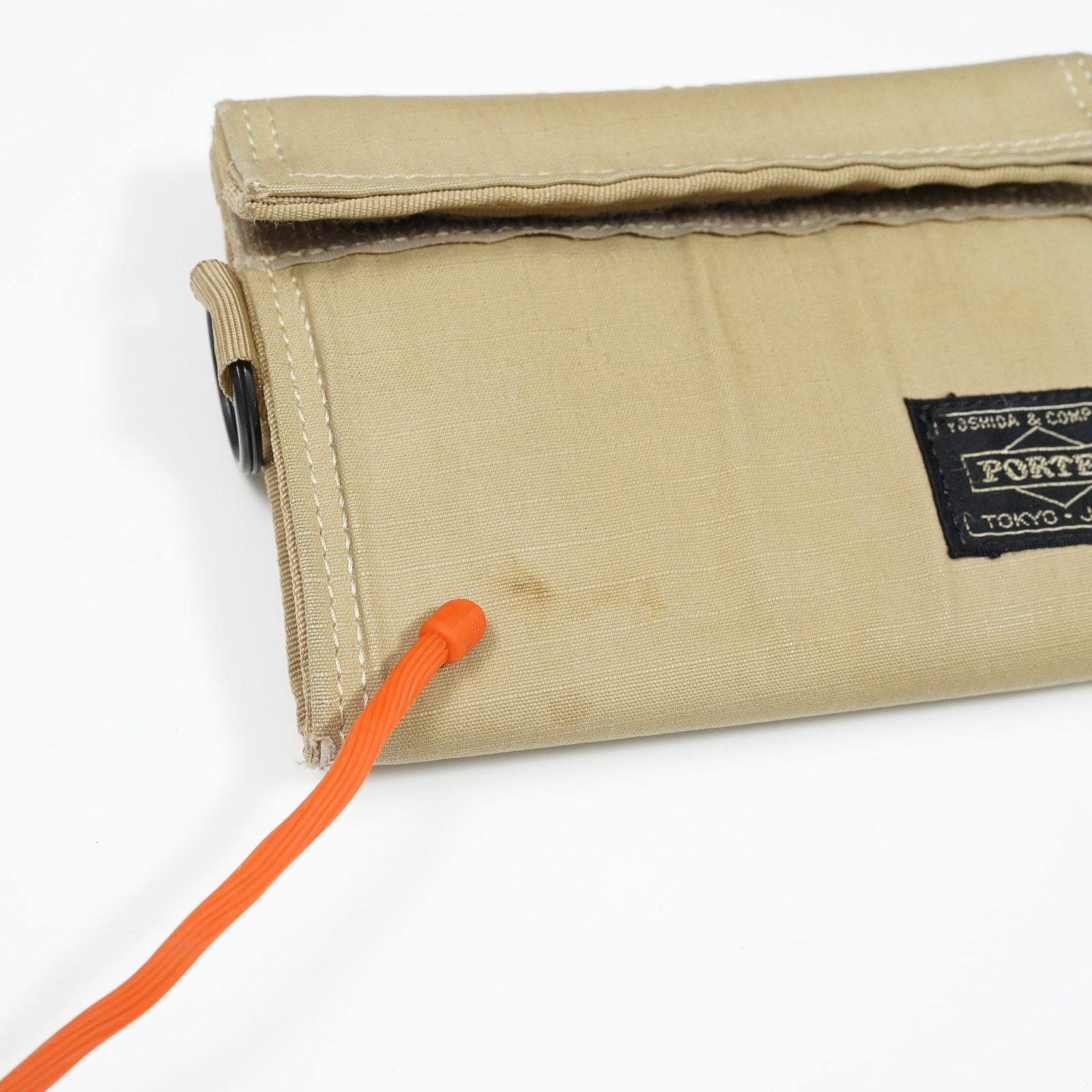 Porter Porter Yoshida Nylon Twill Wallet Beige Made in Japan Size ONE SIZE - 8 Thumbnail
