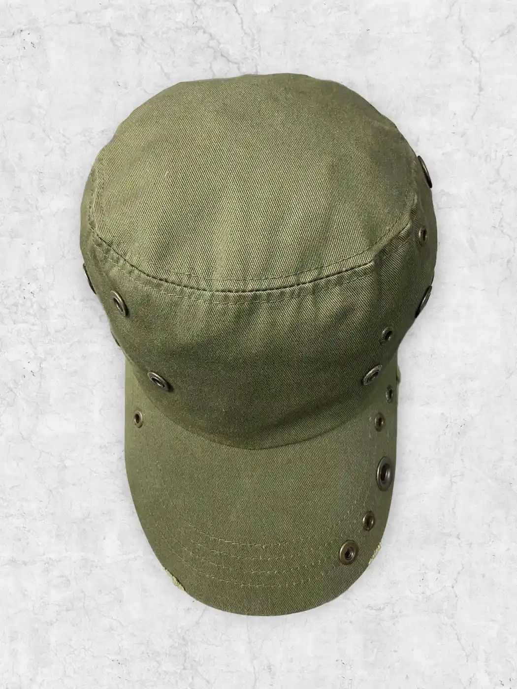 Japanese Brand Vintage Elord Distressed Rivets Cap Size ONE SIZE - 6 Thumbnail