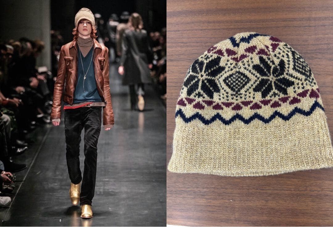 Dior × Hedi Slimane AW05 Homme Snowflake Beanie Size ONE SIZE - 5 Thumbnail