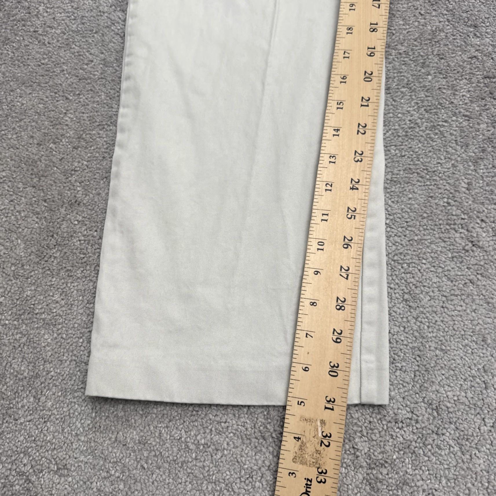 J.Crew J.CREW Beige Chino Pants Mens 36x30 Straight Leg Cotton Casual Work Preppy Size US 36 / EU 52 - 6 Thumbnail