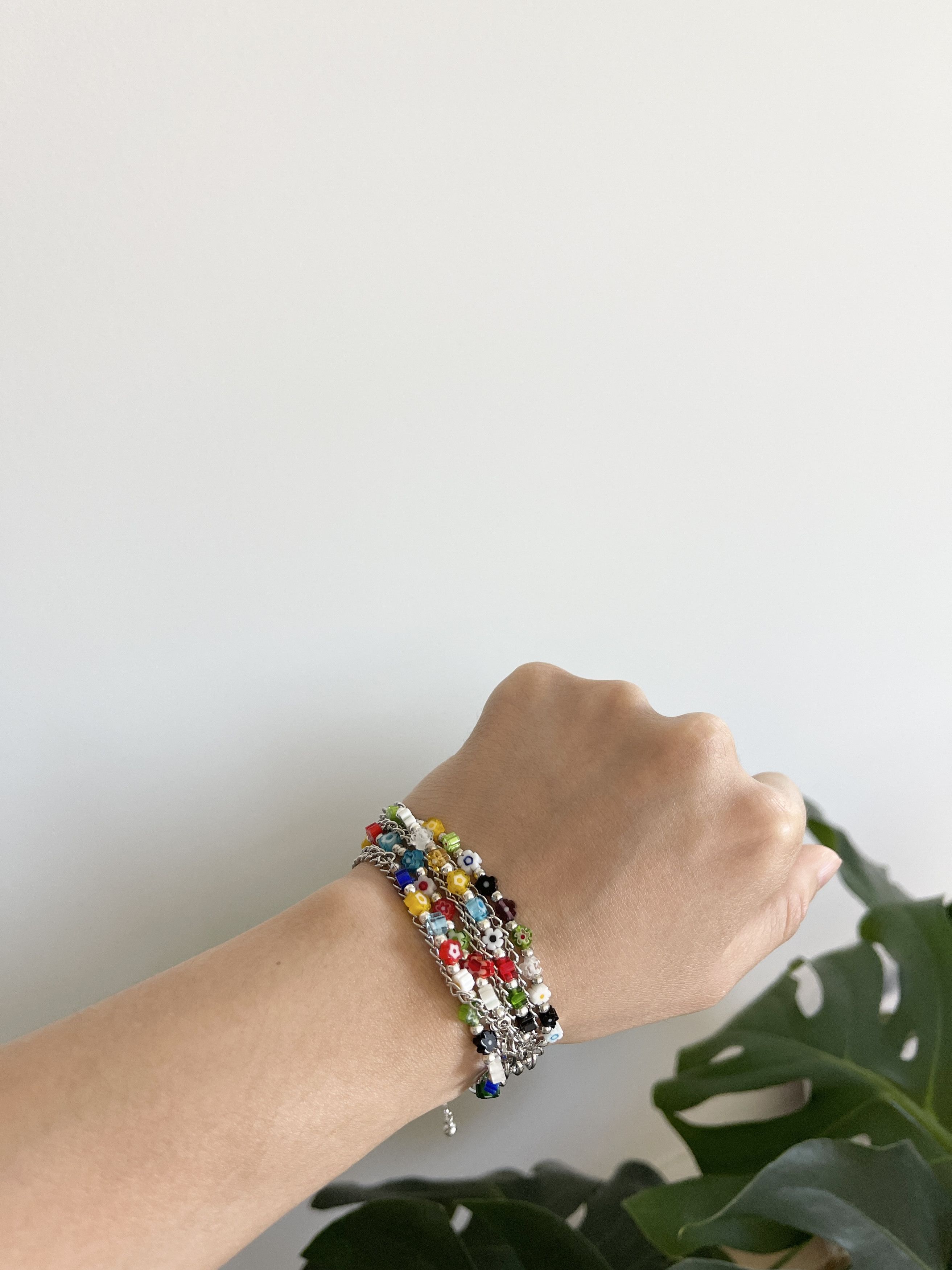Jewelry × Vintage STEAL! Y2K Floral Bracelet Size ONE SIZE - 3 Thumbnail